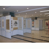 佛山合邦八棱柱屏風，八棱柱書畫展，書畫屏風