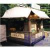 景區(qū)售賣亭，公園木制小賣部，商業(yè)街售賣車