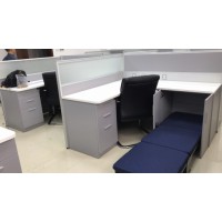 易美辦公家具定制，一體工作位與午休床，工作睡覺兩不誤