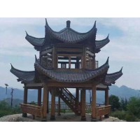 防腐木涼亭，古建涼亭，戶外休閑亭子，產品規(guī)格多樣，可來圖定制
