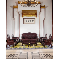 凹凸傳奇紅木紫檀精品 | 江山如意沙發(fā)，撐起家的貴氣和福氣！